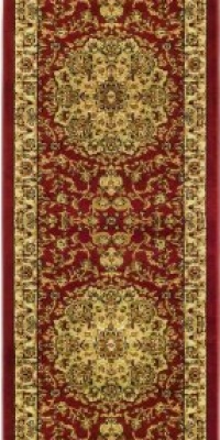 Area Rug 2x12 Runner Traditional Red - Ivory Color - Safavieh Lyndhurst Rug from RugPal Area Rug 2x12 Runner Traditional Red - Ivory Color - Safavieh Lyndhurst Rug from RugPal