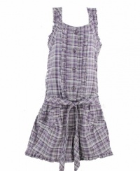 Epic Threads Sleeveless Plaid Shortall Purple Plaid Medium Epic Threads Sleeveless Plaid Shortall Purple Plaid Medium