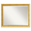 Townhouse Gold Wall Mirror - Large, Image size: 28.00 x 22.00