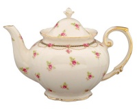 Gracie China Pink Petite Fleur Porcelain 3-Cup Tea Pot Gracie China Pink Petite Fleur Porcelain 3-Cup Tea Pot