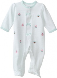 Little Me Baby-Girls Newborn Cupcake Schiffli Footie, Mint Green, Newborn Little Me Baby-Girls Newborn Cupcake Schiffli Footie, Mint Green, Newborn