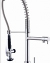 Kraus KPF-1602 Single Lever Pull Out Kitchen Faucet, Chrome