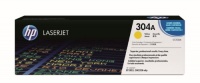 HP CC532A Laserjet 304A Toner - Retail Packaging - Yellow