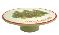 Martha Stewart Holiday Garden Christmas Cake Stand, 13.5in Martha Stewart Holiday Garden Christmas Cake Stand, 13.5in