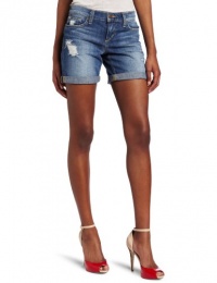 Joe's Jeans Women's Destroyed Long Rolled Short Joe's Jeans Women's Destroyed Long Rolled Short