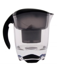 Always have cold, refreshingly pure water on tap with this high-tech pitcher that transforms the way you drink. The convenient pour-through lid keeps spills to a minimum and the micro-computer alerts you when it's time to change the filter. 3-month warranty. Model 1001125. Always have cold, refreshingly pure water on tap with this high-tech pitcher that transforms the way you drink. The convenient pour-through lid keeps spills to a minimum and the micro-computer alerts you when it's time to change the filter. 3-month warranty. Model 1001125.