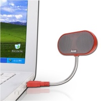 JLab USB Laptop Speakers - Portable, Compact, Travel Notebook Speaker for Windows PC and Mac - B-Flex Hi-Fi Stereo USB Laptop Speaker - Red Hot JLab USB Laptop Speakers - Portable, Compact, Travel Notebook Speaker for Windows PC and Mac - B-Flex Hi-Fi Stereo USB Laptop Speaker - Red Hot