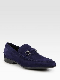 Crafted from supple suede form Italy, this stylish slip-on has a keeper ornament and rubber sole.Suede upperLeather liningPadded insoleRubber soleMade in Italy Crafted from supple suede form Italy, this stylish slip-on has a keeper ornament and rubber sole.Suede upperLeather liningPadded insoleRubber soleMade in Italy