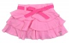 GUESS Infant Girls Pink Rose Tiered Ruffled Skirt with Diaper Cover (24M)