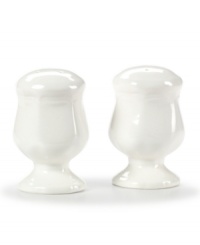 Gently scalloped detail in hardy stoneware gives the French Country salt and pepper shakers an effortless grace that's ideal for every day. From Mikasa. Gently scalloped detail in hardy stoneware gives the French Country salt and pepper shakers an effortless grace that's ideal for every day. From Mikasa.