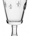 La Rochere Fleur De Lys Décor 8.5 Ounce Footed Wine Glass Set of 6