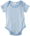 Splendid Littles Unisex-Baby Newborn Always Mini Striped Onesie, Sky, 0-3 Months