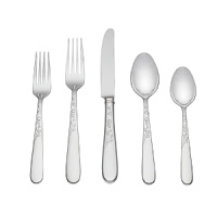 An iconic kate spade new york engraved dotted pattern accents this elegant flatware. An iconic kate spade new york engraved dotted pattern accents this elegant flatware.