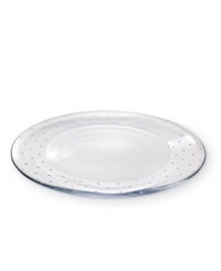 The road less-traveled is paved with polka-dots. Ease and elegance are the cornerstones of a perfect meal. Breathe new life into your entertaining style with the Larabee Road cake plate. Measures 12. The road less-traveled is paved with polka-dots. Ease and elegance are the cornerstones of a perfect meal. Breathe new life into your entertaining style with the Larabee Road cake plate. Measures 12.