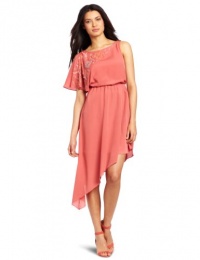 Jessica Simpson Women's Embroidered One Shoulder Dress Jessica Simpson Women's Embroidered One Shoulder Dress