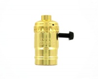 Leviton 7090-PG Medium Base Complete, Aluminum Shell Incandescent Lampholder, Removable Turn Knob, 2-Circuit, for 3-Way 2-Filament Lamps, Brass Leviton 7090-PG Medium Base Complete, Aluminum Shell Incandescent Lampholder, Removable Turn Knob, 2-Circuit, for 3-Way 2-Filament Lamps, Brass