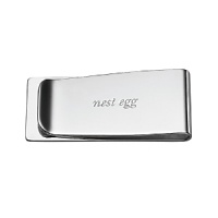 Secure cash in style with this kate spade new york silver-plated money clip, etched with the words nest egg in an elegant script. Secure cash in style with this kate spade new york silver-plated money clip, etched with the words nest egg in an elegant script.