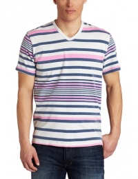 Joe's Jeans Men's Short Sleeve V-Neck Stripe Jersey Joe's Jeans Men's Short Sleeve V-Neck Stripe Jersey