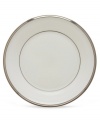 Beautiful in its simplicity, this dinnerware collection features a timeless, elegant design. The pristine white bone china is accented by a single, shimmering band of platinum. The understated beauty will add a refined sophistication to your dining experience for years to come.