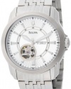 Bulova Men's 96A100 Automatic Self-Winding Mechanical Exhibition Caseback Bracelet Watch