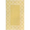 Liora Manne Spello Chain Border Yellow Outdoor Rug 7'6 x 9'6