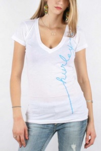 Hurley Jacked Up Perfect V-Neck T-Shirt - Short-Sleeve - Women's White, M Hurley Jacked Up Perfect V-Neck T-Shirt - Short-Sleeve - Women's White, M