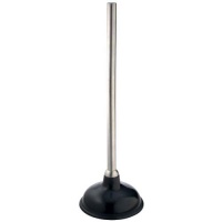 InterDesign Forma Plunger, Black/Brushed Stainless Steel InterDesign Forma Plunger, Black/Brushed Stainless Steel
