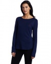 Tommy Hilfiger Women's Boat Neck Long Sleeve Sleep Shirt