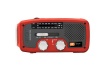 Etón FR160R Microlink Self-Powered AM/FM/NOAA Weather Radio with Flashlight, Solar Power and Cell Phone Charger (Red)