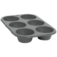 Baker's Secret 116466007 Basics Nonstick 6-Cup Texas Muffin Pan Baker's Secret 116466007 Basics Nonstick 6-Cup Texas Muffin Pan