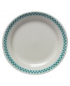 Bring the sweet taste of nostalgia to casual tables with the America's Original Diner collection. A retro-cool pattern in colors that complement Fiesta makes the checkered lunch plate an irresistible blast from the past. Crafted for lasting strength and everyday versatility by Homer Laughlin.