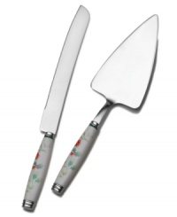 Bring on the yule log, fruit cake and pies! A colorful holly print makes Pfaltzgraff's Winterberry dessert servers a delectable addition to holiday tables. Bring on the yule log, fruit cake and pies! A colorful holly print makes Pfaltzgraff's Winterberry dessert servers a delectable addition to holiday tables.