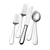 The simple, modern design of this graceful flatware set from Mikasa will fit any table décor.