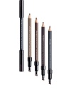 Achieve and maintain perfect brows all day long. Firm pencil precisely draws in individual brows or fills in broad areas. Maintains a just applied look without need for touch up. Brush end blends hairs and pencil for a natural look. Available in 4 shades.Call Saks Fifth Avenue New York, (212) 753-4000 x2154, or Beverly Hills, (310) 275-4211 x5492, for a complimentary Beauty Consultation. ASK SHISEIDOFAQ 