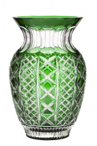 Waterford Fleurology Molly 12-Inch Emerald Cased Bouquet Vase