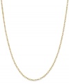 Add a touch of shine with a simple chain. Giani Bernini's 24k gold over sterling silver necklace features a twisted design. Approximate length: 18 inches.