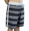 Quiksilver Men's Cypher Brigg 21 Boardshorts Gray & Black 101217-SMO