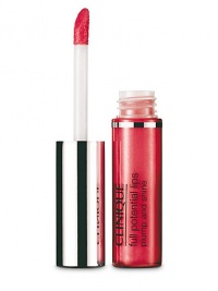 Triple-action plumping gloss instantly and gently creates a fuller, lusher look. The plush effect lingers up to 6 hours. With continued use, peptides prompt skin's natural collagen production to foster a smoother, more defined look. Builds moisture cushion, too. How to use: To see the greatest plumping effect, apply to clean, bare lips. At first, you may feel a mild tingle. Can also be worn over lipstick for a lip-magnifying shine. 