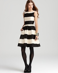Frock around the clock in a flared kate spade new york dress emboldened by crisp horizontal stripes for a retro-chic statement. Polish off the style with a dash of pearls and patent pumps. Frock around the clock in a flared kate spade new york dress emboldened by crisp horizontal stripes for a retro-chic statement. Polish off the style with a dash of pearls and patent pumps.