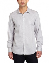 Calvin Klein Sportswear Men's Slim Long Sleeve Yarn Dye Micro Check Dobby Calvin Klein Sportswear Men's Slim Long Sleeve Yarn Dye Micro Check Dobby