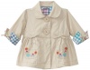 Hartstrings Baby-girls Infant Peached Poplin Jacket, Chino, 12 Months