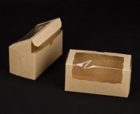 Dress My Cupcake Double Standard Brown Cupcake Box and Holder (With Window), Set of 100 - Holder, Box, Carrier, Display Dress My Cupcake Double Standard Brown Cupcake Box and Holder (With Window), Set of 100 - Holder, Box, Carrier, Display