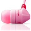JBuds J2 Premium Hi-FI Noise Isolating Earbuds Style Headphones (Pink Martini)