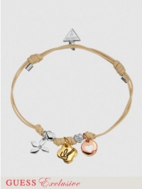 GUESS Charm Slit Knot Bracelet, MULTI GUESS Charm Slit Knot Bracelet, MULTI