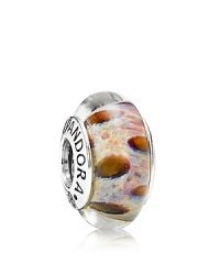 A dramatic leopard print design infuses your collection with a touch of the wild. Logo-engraved sterling silver trim displays the PANDORA signature. A dramatic leopard print design infuses your collection with a touch of the wild. Logo-engraved sterling silver trim displays the PANDORA signature.