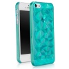 BoxWave Apple iPhone 5 RazMaDaz Case - Slim-Fit Ultra Lightweight Transparent Clear Hard Shell Case with 3D Faceted Gemstone Texture Designed for Apple iPhone 5 (Aquamarine)