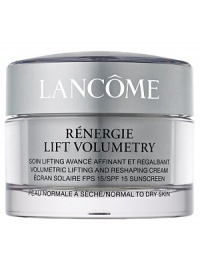 Skin Truth: Skin cells need to communicate with each other constantly. This communication is key in helping maintain the support structure that keeps skin looking youthful. Lancôme innovation: New from Lancôme, Rénergie Lift Volumetry features the unique GF-Volumetry™ complex, shown to help support cellular communication. Skin Truth: Skin cells need to communicate with each other constantly. This communication is key in helping maintain the support structure that keeps skin looking youthful. Lancôme innovation: New from Lancôme, Rénergie Lift Volumetry features the unique GF-Volumetry™ complex, shown to help support cellular communication.