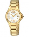 Seiko Women's SXDC18 Solar Goldtone Stainless Steel White Dial Watch