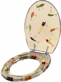 River's Edge Transparent PVC Elongated Toilet Seat River's Edge Transparent PVC Elongated Toilet Seat