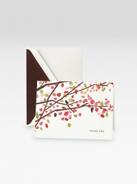 Thank that someone special with fluorescent white, folded note cards, printed with a calming watercolor design and the words thank you. The inside is blank so you can express your own gratitude.Includes 10 foldover cards and 10 lined envelopesBlank insideHigh-quality, fluorescent white cotton paperEach, about 4W X 5HMade in USA Thank that someone special with fluorescent white, folded note cards, printed with a calming watercolor design and the words thank you. The inside is blank so you can express your own gratitude.Includes 10 foldover cards and 10 lined envelopesBlank insideHigh-quality, fluorescent white cotton paperEach, about 4W X 5HMade in USA